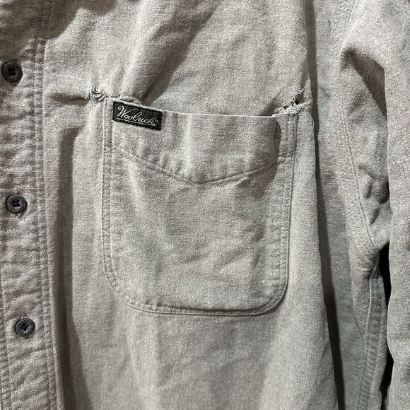 Vtg Woolrich Sportsman Chamois Shirt Men’s XL Burgundy & Gray Bundle Of 2 - Picture 4 of 16